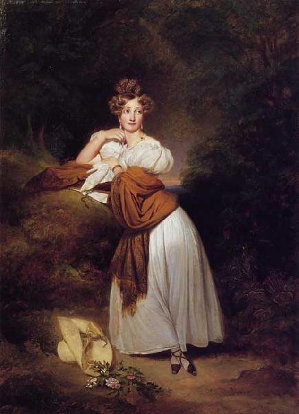 Franz Xaver Winterhalter Sophie Guillemette, Grand Duchess of Baden Sweden oil painting art